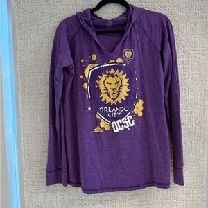 Adidas Purple Orlando City Soccer Hoodie
